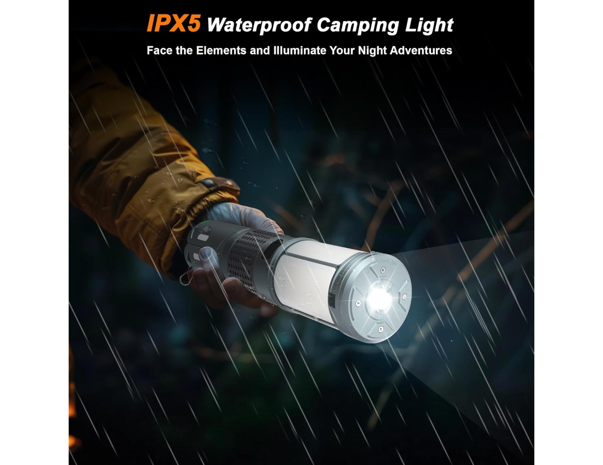 Telescopic 5-in-1 camping light 12000mAh extended view Qatar