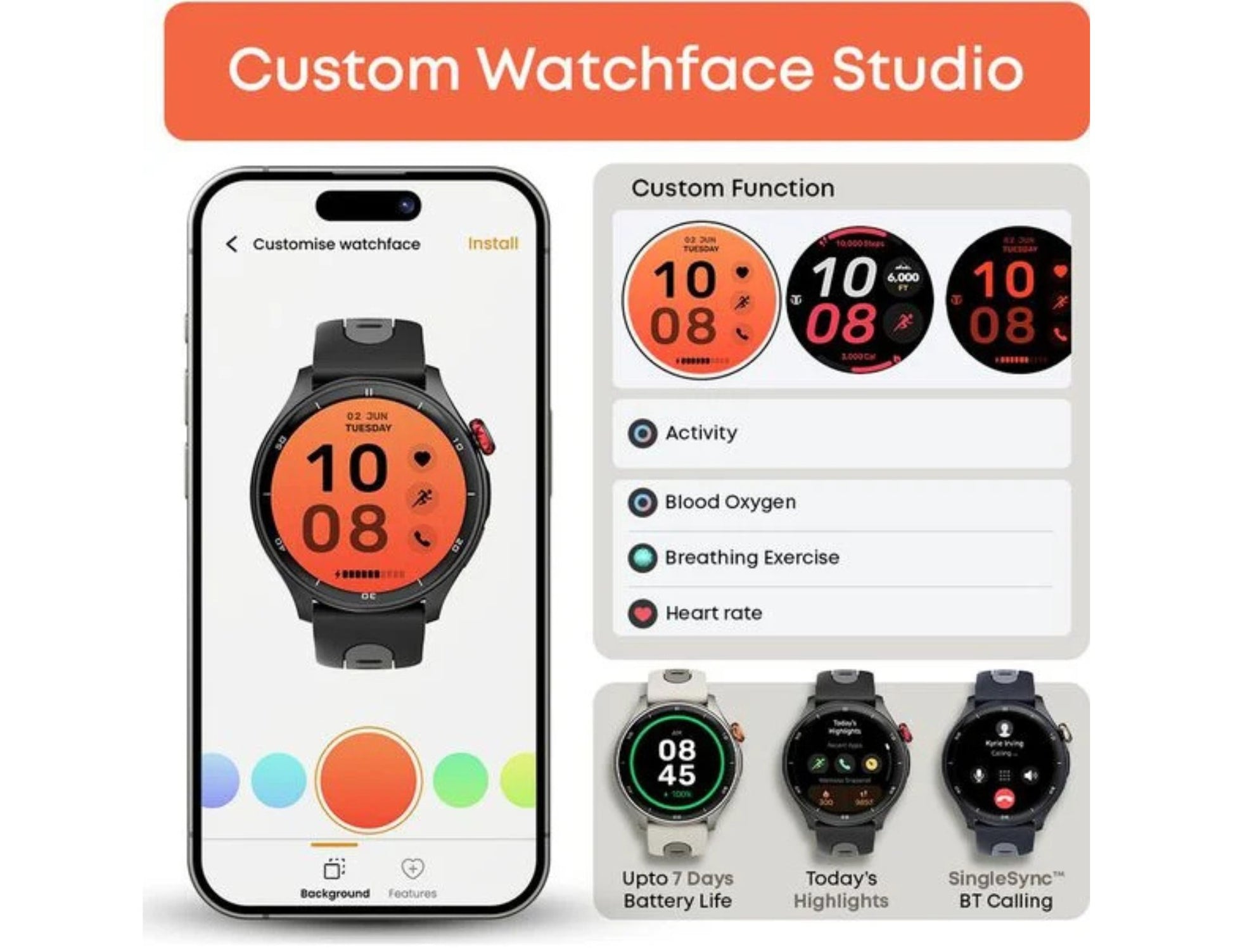 Titan Celestor Advanced GPS Smartwatch Black Silicone Strap Thabthaba Store Qatar
