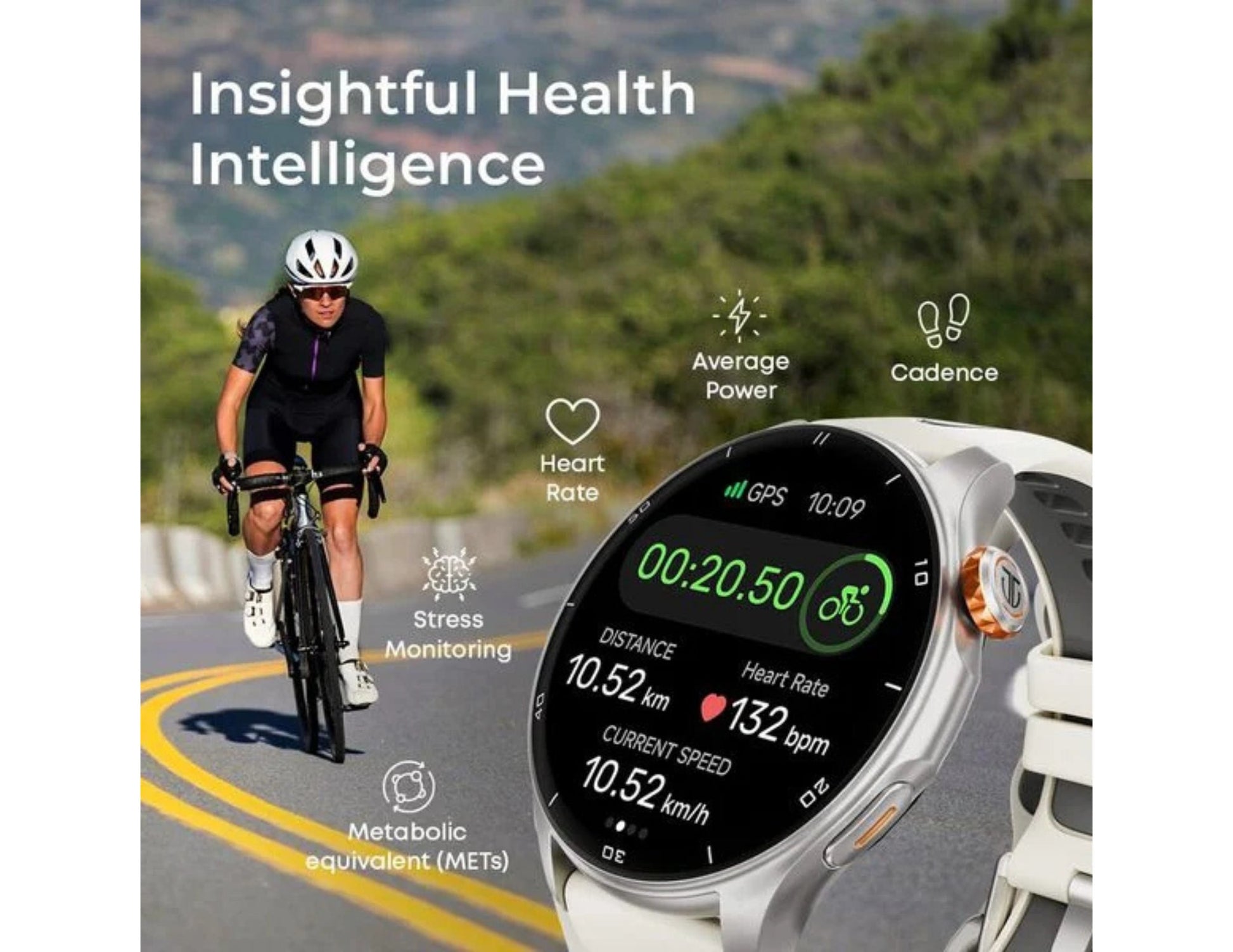 Titan Celestor Advanced GPS Smartwatch Black Silicone Strap Thabthaba Store Qatar