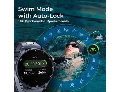 Titan Celestor Advanced GPS Smartwatch Black Silicone Strap Thabthaba Store Qatar