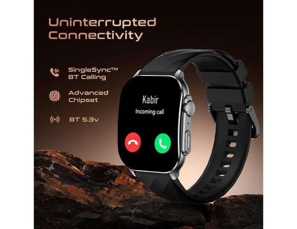Titan Fastrack Horizon S1 Smartwatch Black Gunmetal IP67 Thabthaba Store Qatar