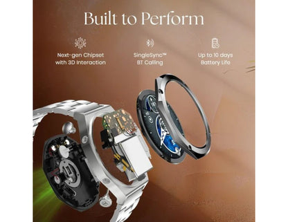 Titan Maestro Premium Metal Smartwatch Black Stainless Steel Thabthaba Store Qatar
