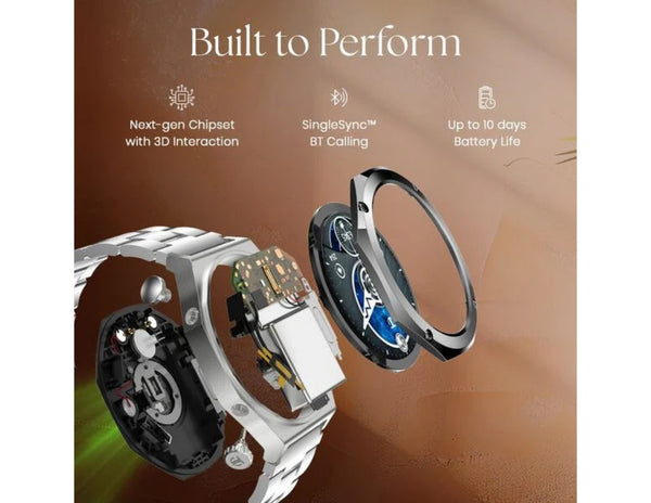 Titan Maestro Premium Metal Smartwatch Black Stainless Steel Thabthaba Store Qatar
