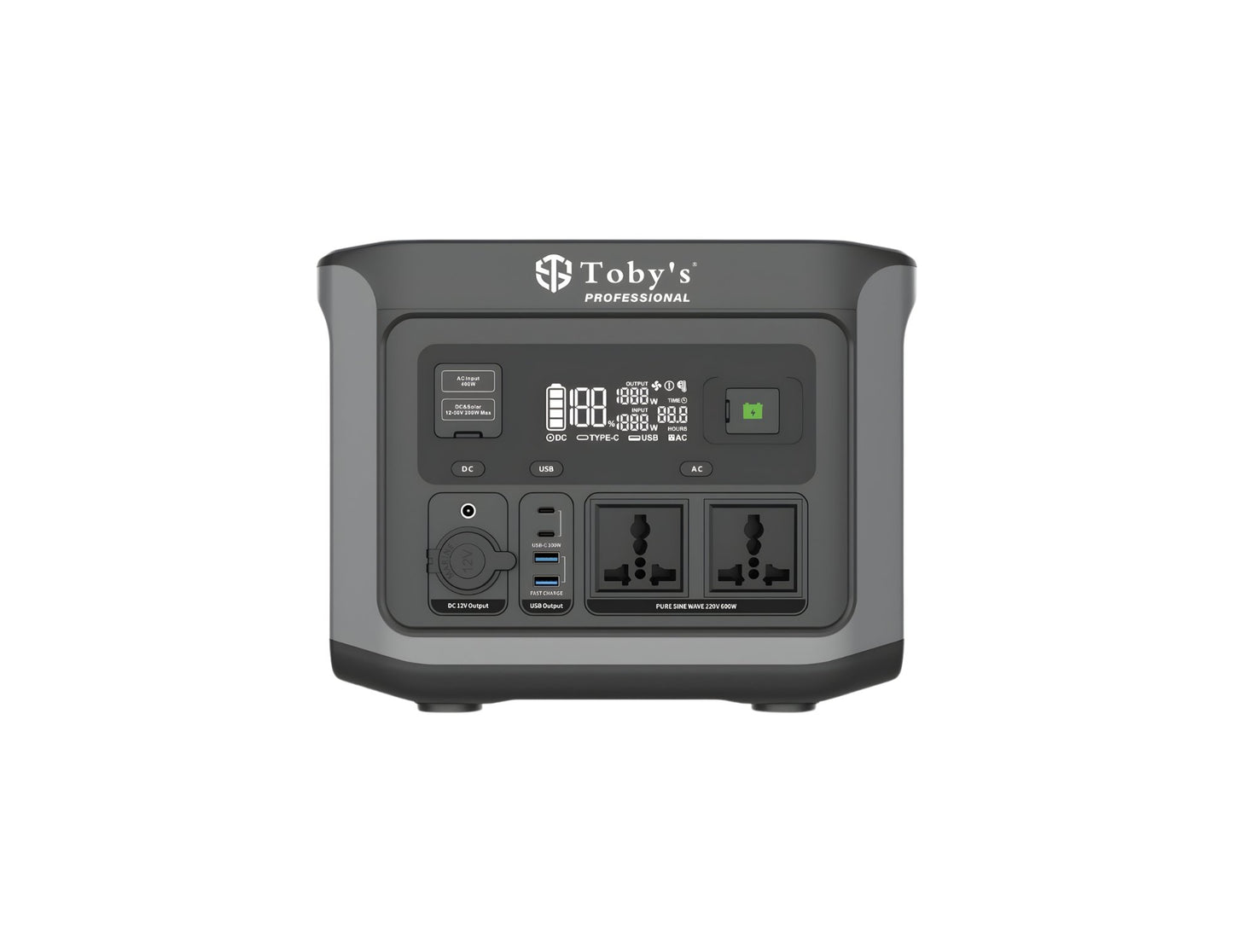 Toby's Professional 600W power station TBS-144A 460.8Wh Qatar