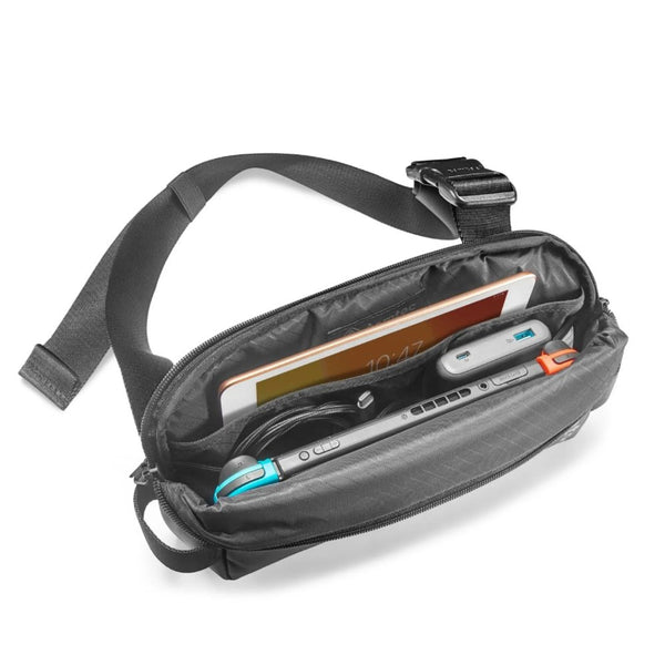 Tomtoc Explorer-T21 Sling Bag S Black water-resistant travel sling bag Qatar
