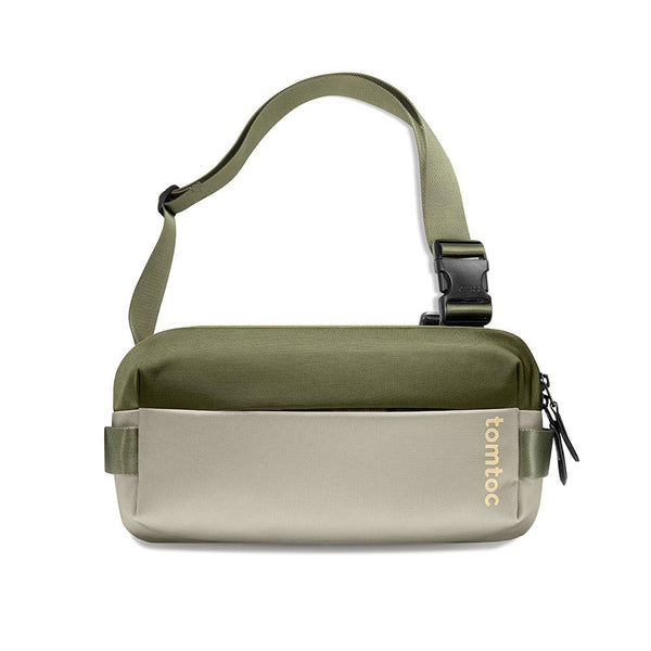 Tomtoc Explorer-T21 Sling Bag S Olive Green water-resistant travel sling bag Qatar
