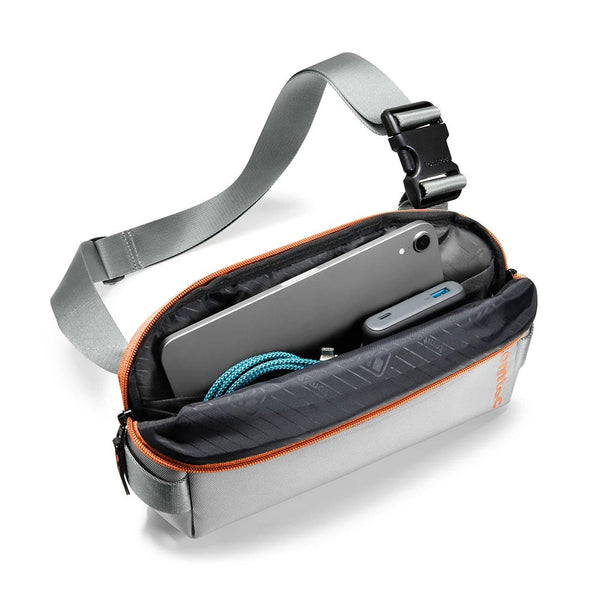 Tomtoc Explorer-T21 Sling Bag S Space Gray water-resistant travel sling bag Qatar