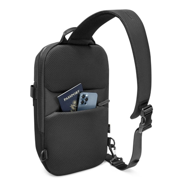 Tomtoc Navigator T24 Sling Bag Black 7L laptop crossbody backpack Qatar