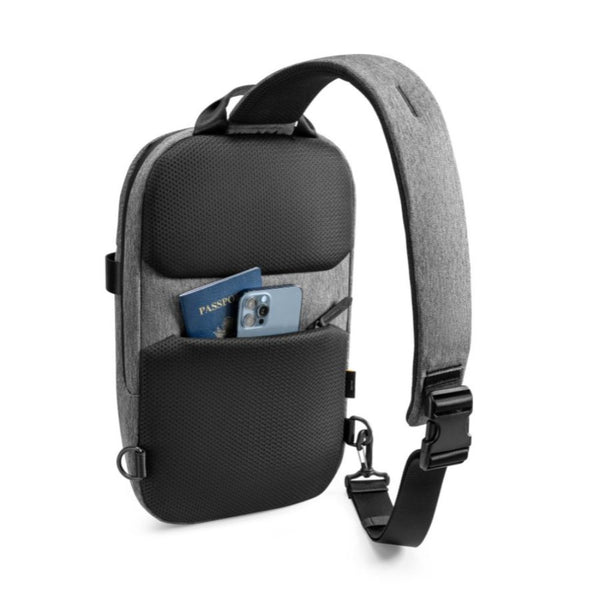 Tomtoc Navigator T24 Sling Bag Gray 7L laptop crossbody backpack Qatar