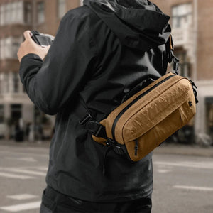 Tomtoc Wander T26 X-Pac Brown X-Pac waterproof daily sling bag 5.5L Qatar