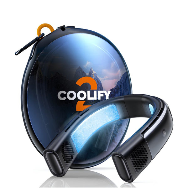 TORRAS COOLIFY 2 Neck Air Conditioner Black wearable cooling and heating device Qatar