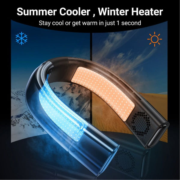 TORRAS COOLIFY 2 Neck Air Conditioner Black wearable cooling and heating device Qatar