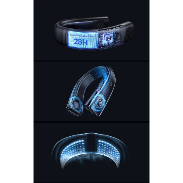 TORRAS COOLiFY 2S wearable neck air conditioner with app control Starry Black Qatar