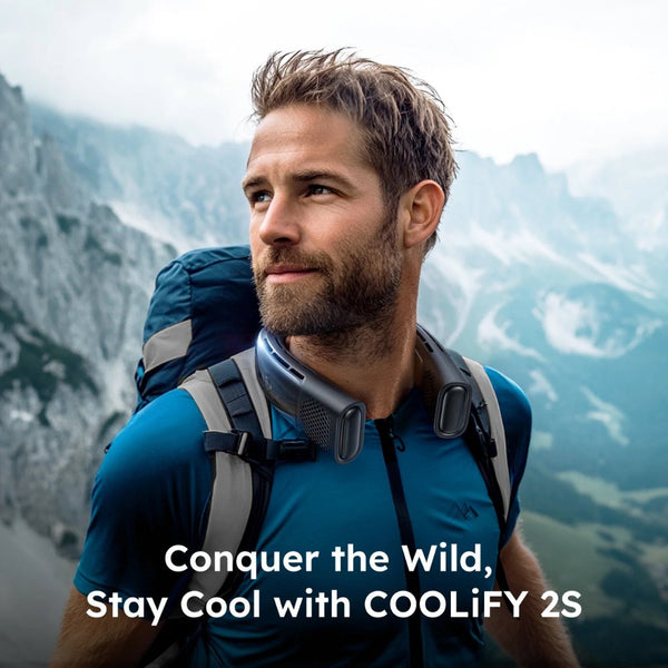 TORRAS COOLiFY 2S wearable neck air conditioner with app control Starry Black Qatar