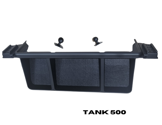 Tank 500 Display Holder showing its durability and versatile functionality.