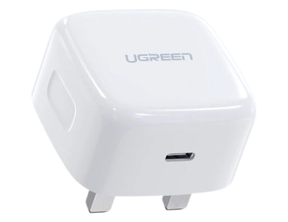 Ugreen PD GaN Fast Charger 20W CD137 white and black Qatar