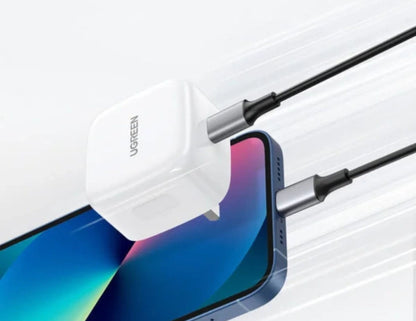 Ugreen PD GaN Fast Charger 20W CD137 white and black Qatar