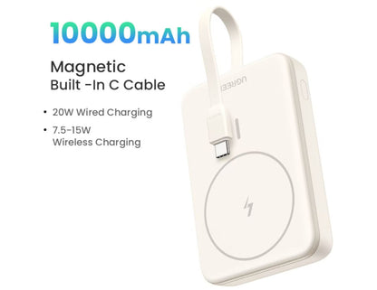 Ugreen Nexode 10000mAh Magnetic Wireless Power Bank 20W Beige Qatar