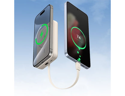 Ugreen Nexode 10000mAh Magnetic Wireless Power Bank 20W Beige Qatar