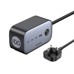 UGREEN Nexode 100W 6-in-1 power strip 3 USB-C 1 USB-A 2 AC outlets Qatar