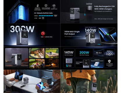 Ugreen Nexode PB770 48000mAh 300W power bank Qatar