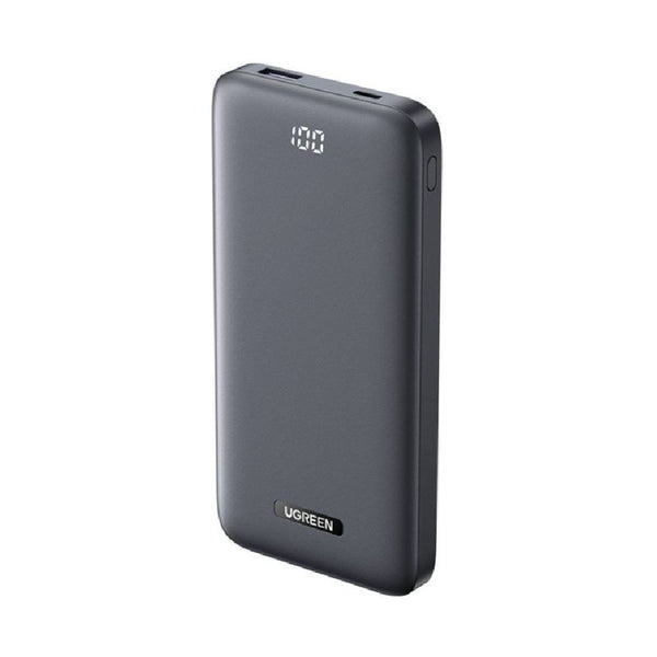 Ugreen PB198 10000mAh 20W power bank Grey with USB-C USB-A ports and LCD display Qatar