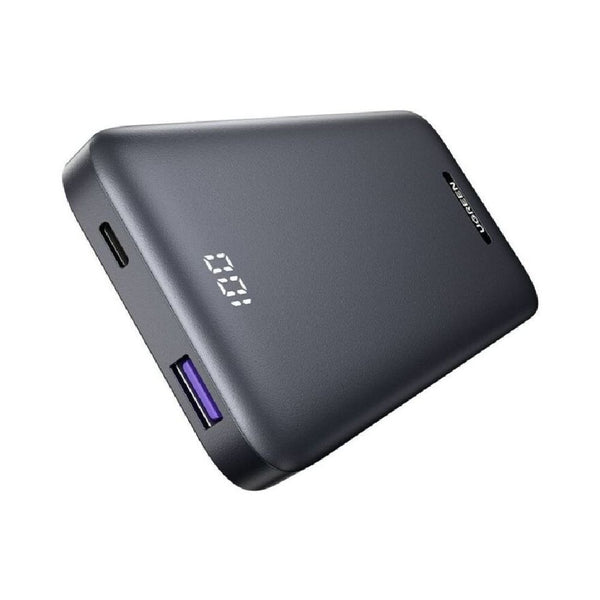 Ugreen PB198 10000mAh 20W power bank Grey with USB-C USB-A ports and LCD display Qatar