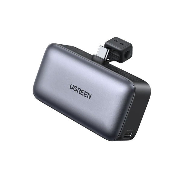 Ugreen PB503 5000mAh 22.5W power bank with built-in USB-C connector and foldable kickstand Qatar