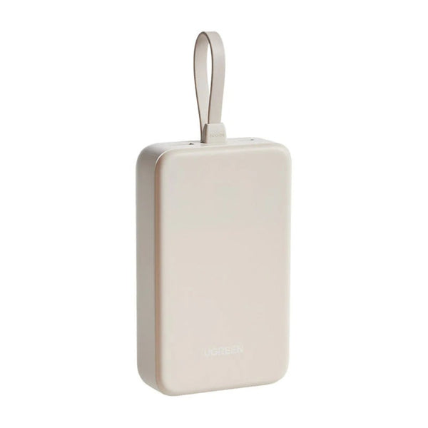 UGREEN PB521 20000mAh 30W PD Power Bank with built-in USB-C cable White Qatar