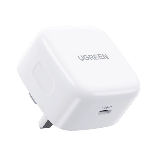 UGREEN PowerLite 30W PD fast charger UK plug White USB-C Qatar