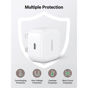 UGREEN PowerLite 30W PD fast charger UK plug White USB-C Qatar