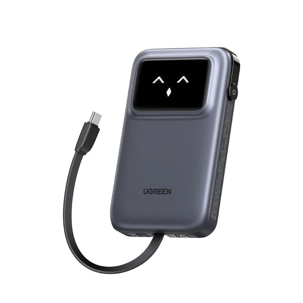 Ugreen Uno PB511 10000mAh 30W power bank with built-in USB-C cable and TFT display Qatar