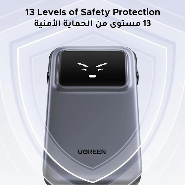 Ugreen Uno PB511 10000mAh 30W power bank with built-in USB-C cable and TFT display Qatar