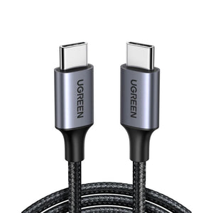 Ugreen US261 USB-C to USB-C 60W PD fast charging cable 1M Gray Black Qatar