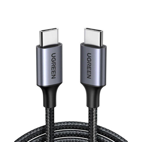 Ugreen US261 USB-C to USB-C 60W PD fast charging cable 1M Gray Black Qatar