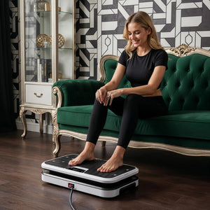 Ultrathin Body Slimmer vibration platform with Bluetooth speaker resistance bands and push-up bars Qatar