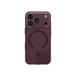 UNIQ AirSuit Glossy Burgundy 1.3mm ultra-slim case for iPhone 18 Pro with MagClick wireless charging, camera lens protection and HapticCore button in Qatar