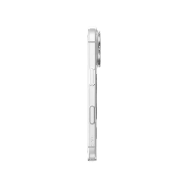 UNIQ AirSuit Glossy Clear 1.3mm ultra-slim case for iPhone 18 Pro with MagClick wireless charging, camera lens protection and HapticCore button in Qatar