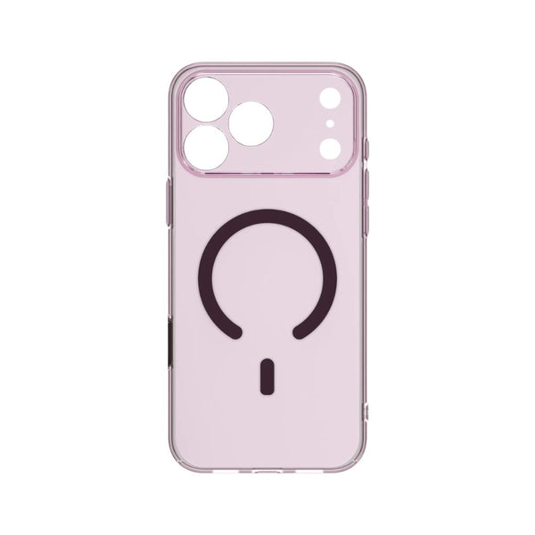 UNIQ AirSuit Glossy Burgundy 1.3mm ultra-slim case for iPhone 18 Pro Max with MagClick wireless charging, camera lens protection and HapticCore button in Qatar