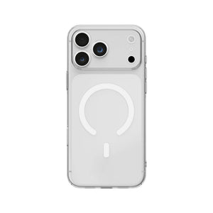 UNIQ AirSuit Glossy Clear 1.3mm ultra-slim case for iPhone 18 Pro Max with MagClick wireless charging, camera lens protection and HapticCore button in Qatar