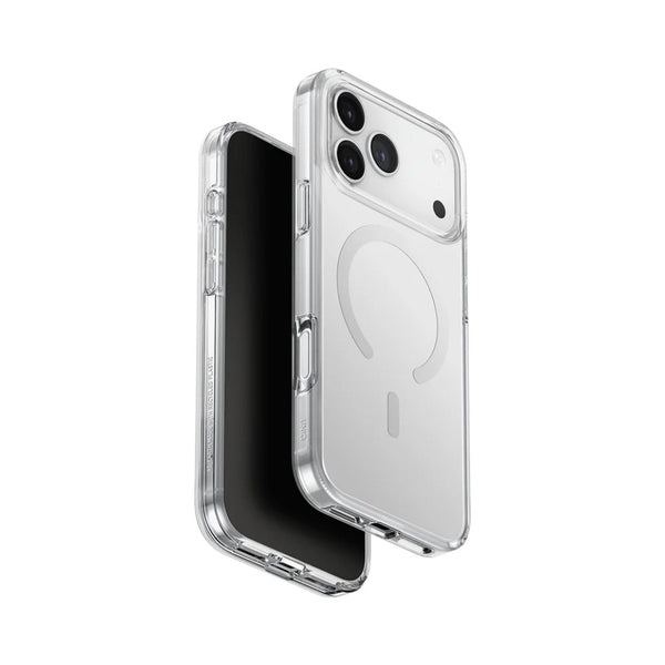 UNIQ Clario Eco-Friendly Solid Shield Case for iPhone 17 Pro Max Lucent Clear Qatar