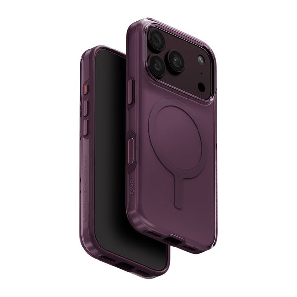 UNIQ Clario MagClick Case Dual Layer AirMax Protection iPhone 18 Pro Max Fig Purple Qatar