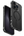 Front view of Uniq Eleva Case Black on iPhone 16 Pro Max showing sleek design.