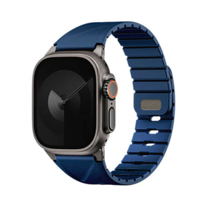 UNIQ Fluo Dual-Secure Apple Watch Band 40-49mm Marine Blue Qatar