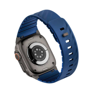 UNIQ Fluo Dual-Secure Apple Watch Band 40-49mm Marine Blue Qatar