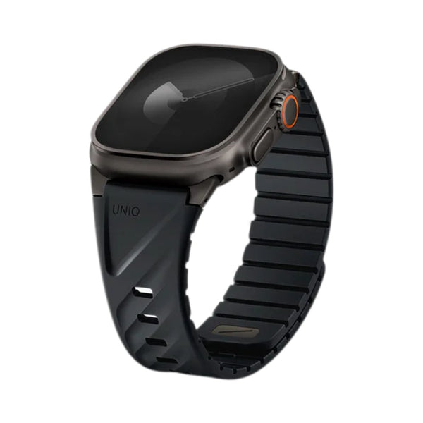 UNIQ Fluo Dual-Secure Apple Watch Band 40-49mm Midnight Black Qatar