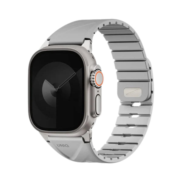 UNIQ Fluo Dual-Secure Apple Watch Band 40-49mm Mist Grey Qatar