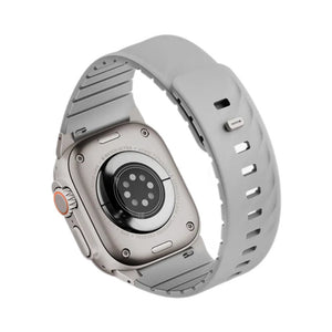 UNIQ Fluo Dual-Secure Apple Watch Band 40-49mm Mist Grey Qatar