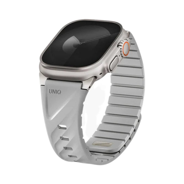 UNIQ Fluo Dual-Secure Apple Watch Band 40-49mm Mist Grey Qatar
