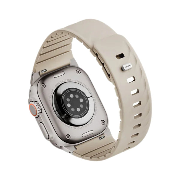 UNIQ Fluo Dual-Secure Apple Watch Band 40-49mm Soft Sand Qatar